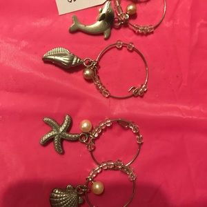 Vantel pearls animal wine charms
